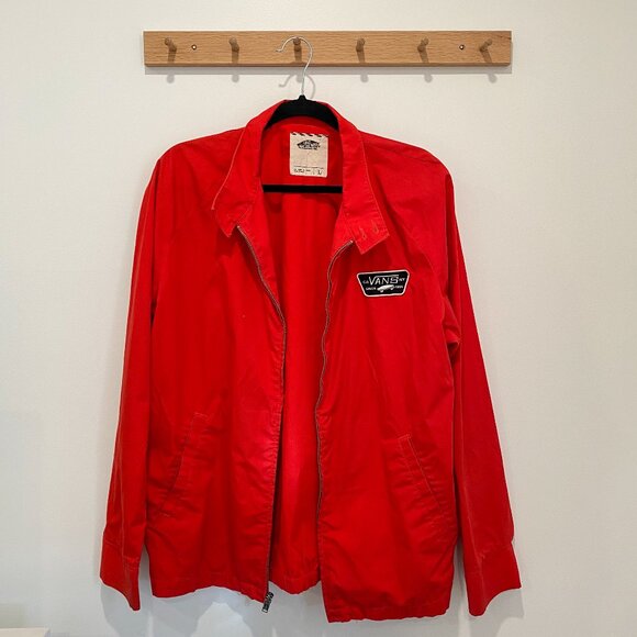 Red Vans Jacket Size Large - Picture 1 of 2